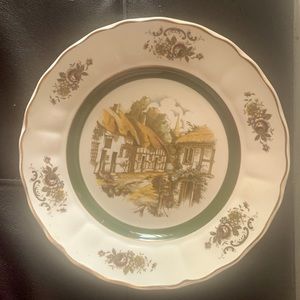 English Rural Scenes Hand Detailed Decorative Wall Plate.